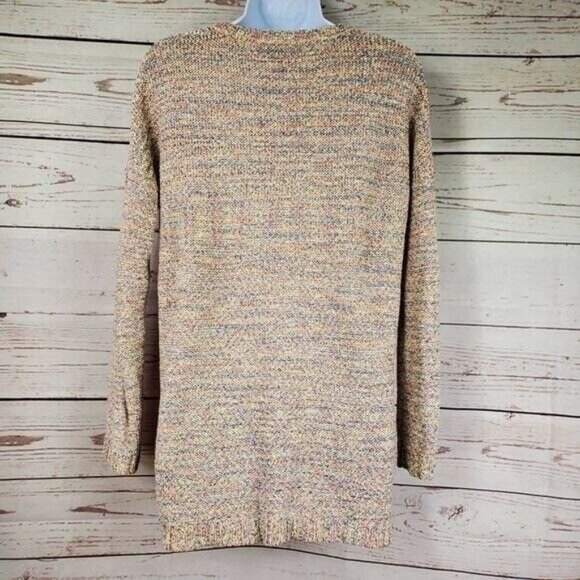 Baby Angel Womens Crewneck Multicolor Tunic Sweater Knit Pullover Size S - Picture 5 of 8